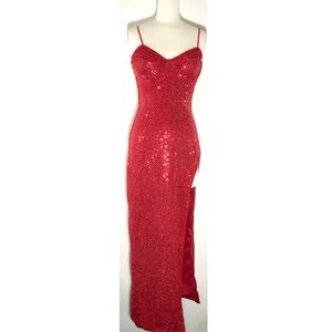 California Costume Red Sequin Dress
